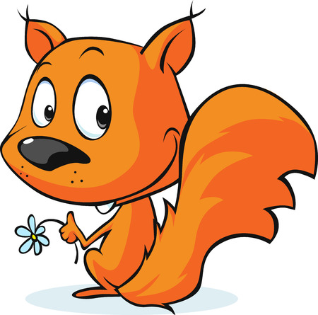 Red Squirrel Clip Art